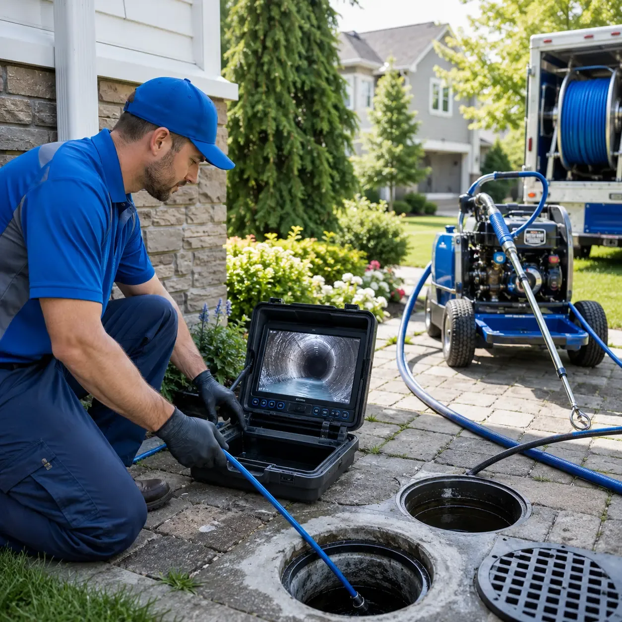 Outdoor drain cleaning professionals serving Fairgrove, MI